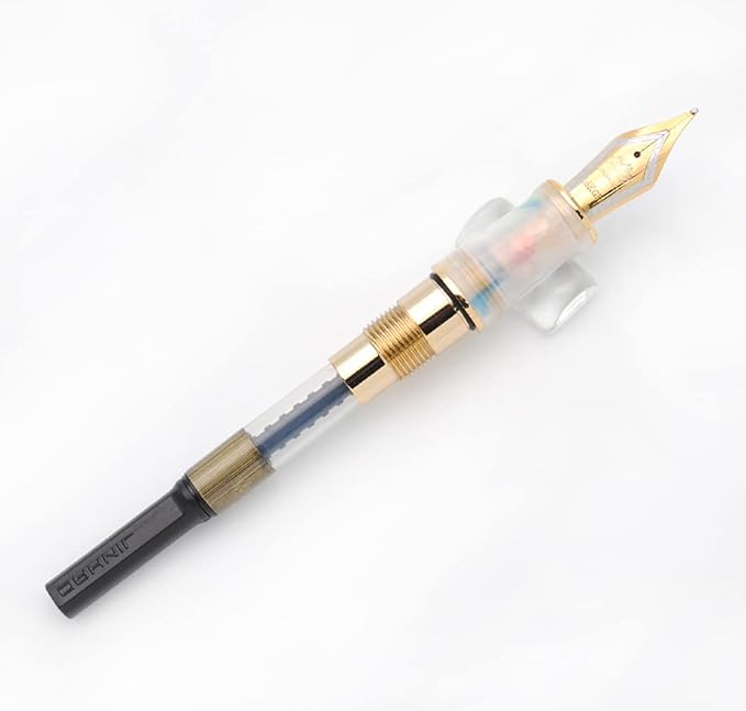 JINHAO 100 Fountain Pen with Ink Converter (Medium Nib 0.7mm, Colorful)