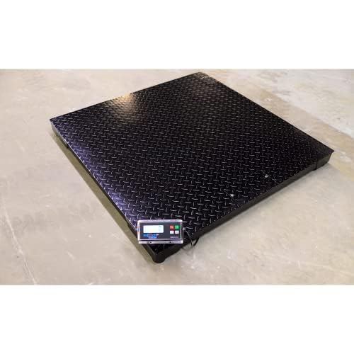 Liberty Scales Heavy Duty Industrial 36" x 36" Floor Scale with 3’ x 3’ Pallet Scales for Warehouse or Shipping Weighing | 1000 lbs x 0.2 lb