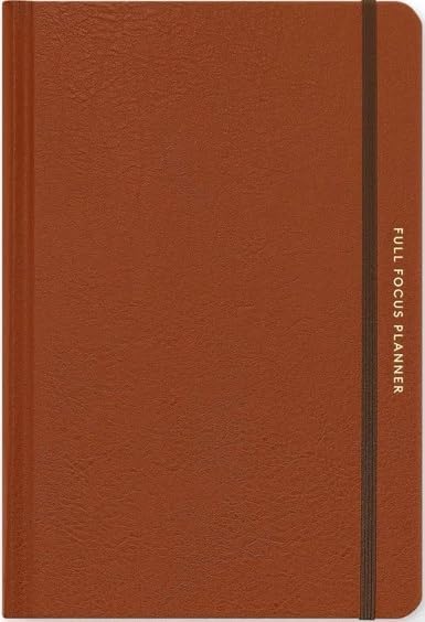 Full Focus Leather Planner (Saddle)