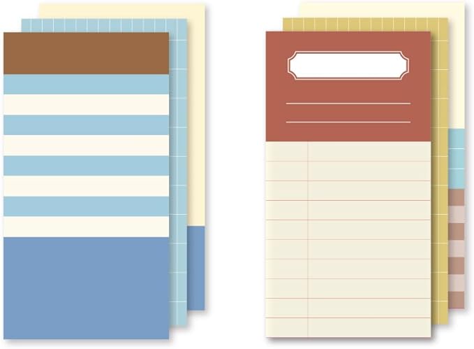 Monolike Triple Memopad Plan 2P B Set