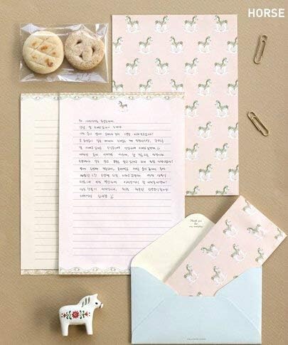 81pcs Stationary Paper and Envelopes Set, Contain 54 stationery paper and 27 envelopes, writing paper stationery set, 9 Different Style