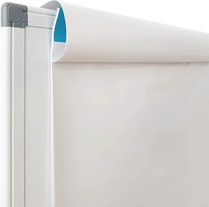 BIBOC Mobile Dry Erase Board – 40x28 inches Magnetic Portable Whiteboard Stand Adjustable Easel White Board Flipchart Easel Board with 25 Sheets Paper Pad 1 Eraser, 2Markers