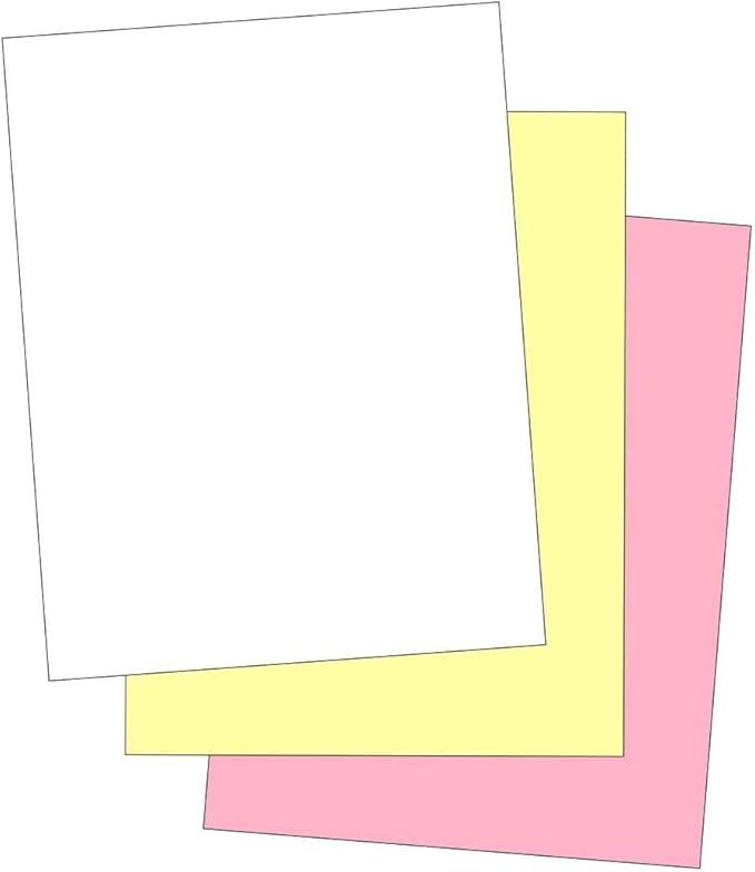 NextDayLabels - Superior Carbon-less NCR, Pre Collated Paper, 500 Sheets Per Pack (8-1/2" x 11" 3 Part Straight, #5909)