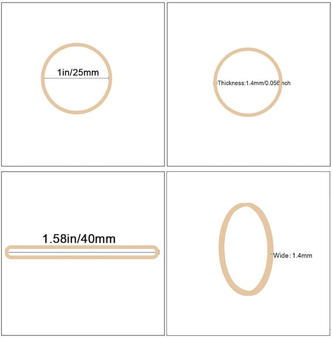 Rubber Bands Size #10 Beige 600 pcs Elastic Rubber Bands for Office Supplies money Trapped flowers