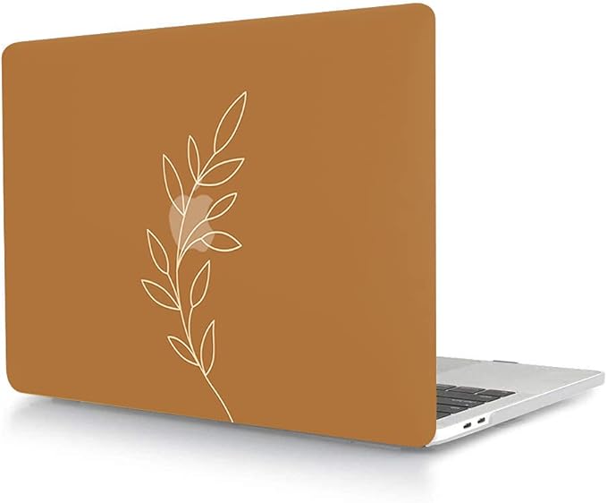 Bandless Case Compatible with MacBook Air 13 inch (Models: A1369 & A1466, Older Version 2010-2017), 2 in 1 Plastic Hard Shell Protective Case Cover & Keyboard Protector - Wheat