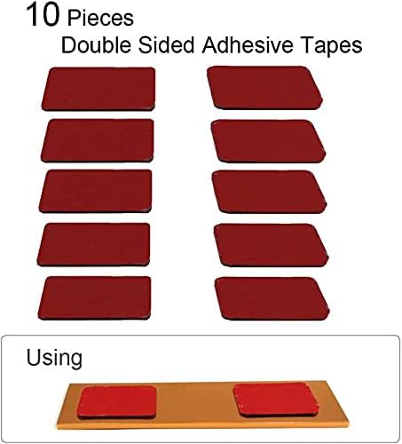 Nameplate Holder Wall or Door 5Pack (Rose Gold, 2“ × 10”)