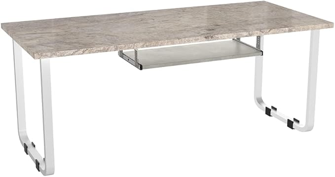 FRMSAET Furniture Accessories Office Product Suits Hardware 20/24/30 inches Keyboard Drawer Tray Wood Holder Under Desk Adjustable Height Platform. (30 inches, Gray Rock)