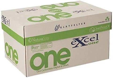 8.5 x 11 Excel One Carbonless Paper 2 Part Reverse (Bright White/Canary), 2000 Sets, 4000 Sheets, (8 REAMS)