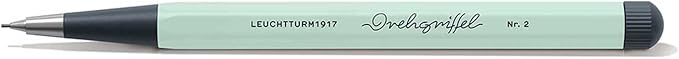 LEUCHTTURM1917 - Drehgriffel Mechanical Pencil - Refillable Writing Stylus with 0.7 mm HB Graphite Lead (Mint Green)