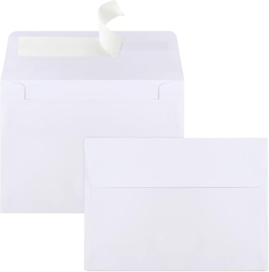 90 Packs A1 Envelopes, 3.5x5" Envelopes White, Small Envelopes RSVP Envelopes, Envelopes Self Seal for Weddings, Photos, Postcards, Greeting Cards, Mailing
