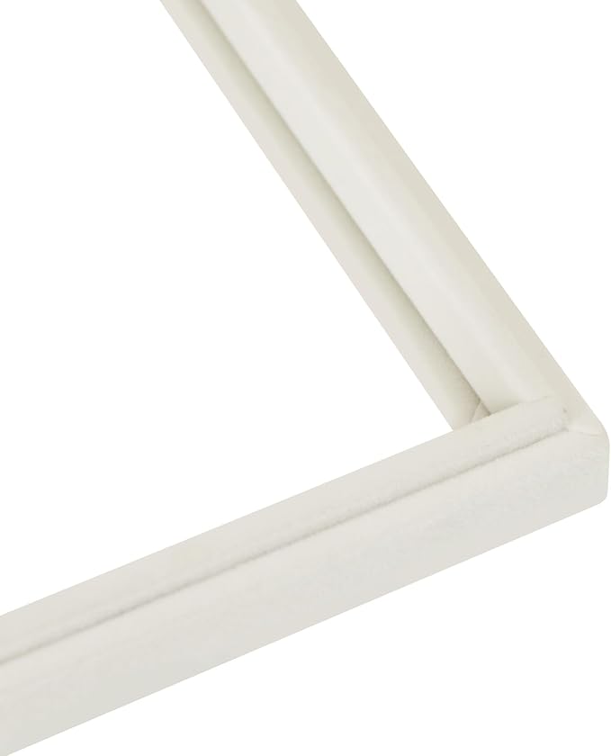 Coward 2Pcs Beige Velvet Glass Lid for the Trays Can Use if Needed