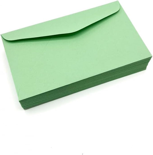 Limited Papers (TM) #6 3/4 Regular Envelope - Pastel - 24# (3 5/8 x 6 1/2) - Business Series (Green, 500)
