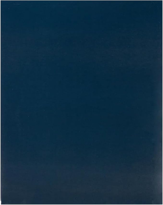 JAM PAPER Custom Printed Semi-Gloss Folders with Round Corner Pockets - Personalized Logo & Text - 10 pt C2S - Navy Blue - 250/Pack