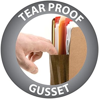 Smead Redrope Expanding File Wallet, Flap and Cord Closure, 3-1/2" Expansion, Legal Size (71007), (Pack of 5, 500 Count Total)