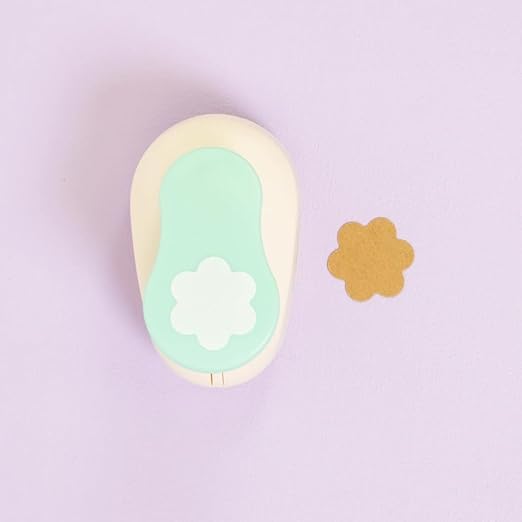 Craftelier - 1 Inch Flower Hole Punch with Lever Press – Flower Punches for Paper Crafts | Hole Puncher for Crafts, Scrapbooking, DIY Cards & Journals | Hole Punch Shapes for Paper & Cardstock.