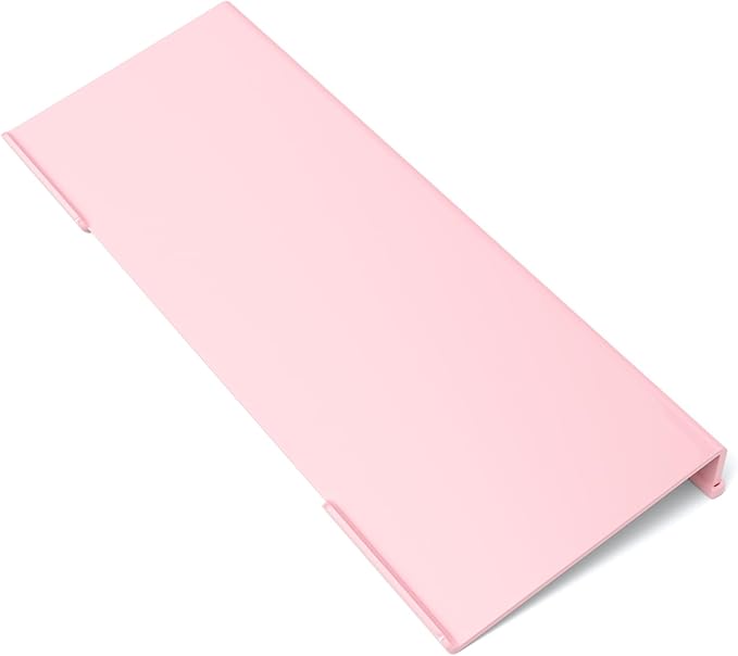 WINFFOR Comfortable Computer Keyboard Stand - Ergonomic Keyboard Riser Acrylic Tilted Keyboard Holder for Easy Typing&Working at Home Office - Fits All Keyboard Sizes - 17'' Wide (Lightpink)