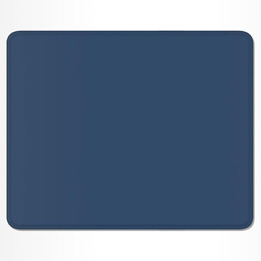 Auhoahsil Mouse Pad, 12 x 10 Inch Square Mousepad, 3mm Thick Rubber Mouse Mat with Pretty Design, Premium-Textured Non-Slip for Gaming Work Office Wireless Mouse Men Women, Dark Blue