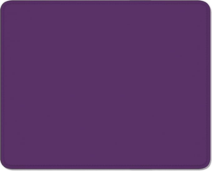 Auhoahsil Mouse Pad, 12 x 10 Inch Square Mousepad, 3mm Thick Rubber Mouse Mat with Pretty Design, Premium-Textured Non-Slip for Gaming Work Office Wireless Mouse Men Women, Dark Purple