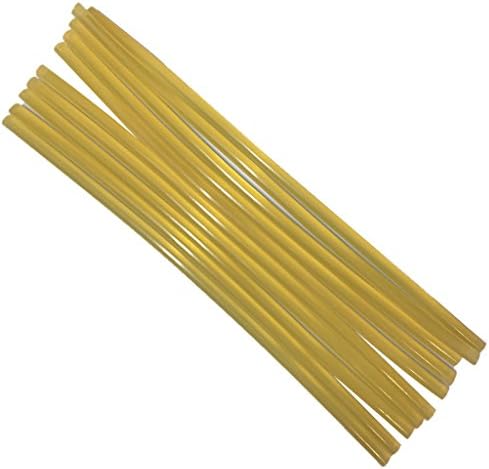 TrendBox Pack of 50 Crystal Yellow 7mmx270mm - Hot Melt Glue Sticks Strips Melting Adhesive for Handmade Craft DIY Home Office Project Craftwork Fix & Repairs