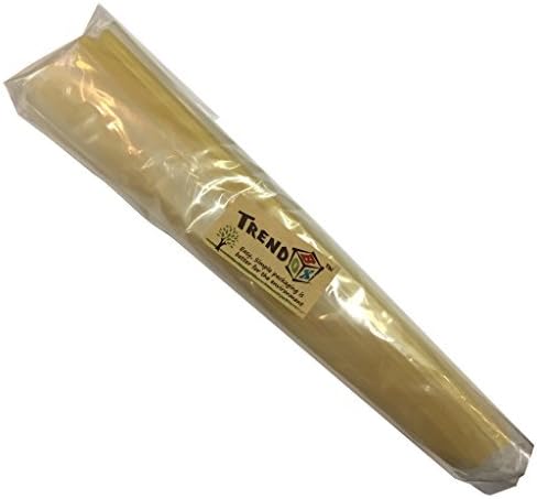 TRENDBOX Pack of 10 Crystal Yellow 7mmx270mm - Hot Melt Glue Sticks Strips Melting Adhesive for Handmade Craft DIY Home Office Project Craftwork Fix & Repairs