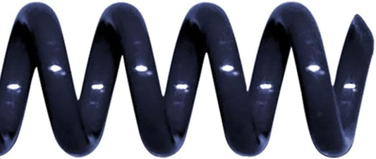 TruBind 13mm (1/2 in.) Spiral Binding Coils for Reports, Presentations and Proposals | 4:1 Pitch | 12 in. Length | Navy | 105 Sheets Binding Capacity | 100 Pack