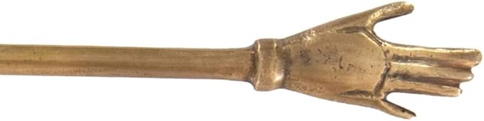 Harper Hand Book Mark — by Alice Lane Home Collection — Crafted Entirely from Brass — Styles Well in Spine of a Book — Reading in Bed — Home Decor