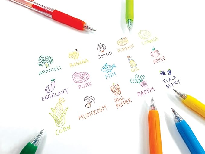 Zebra Pen Sarasa Clip Recycled Retractable Gel Pen, Fine Point, 0.5mm, Red Ink, Ideal for School Suppies and Teacher Supplies, 75% Recycled, 12-Pack (47330AMZ)