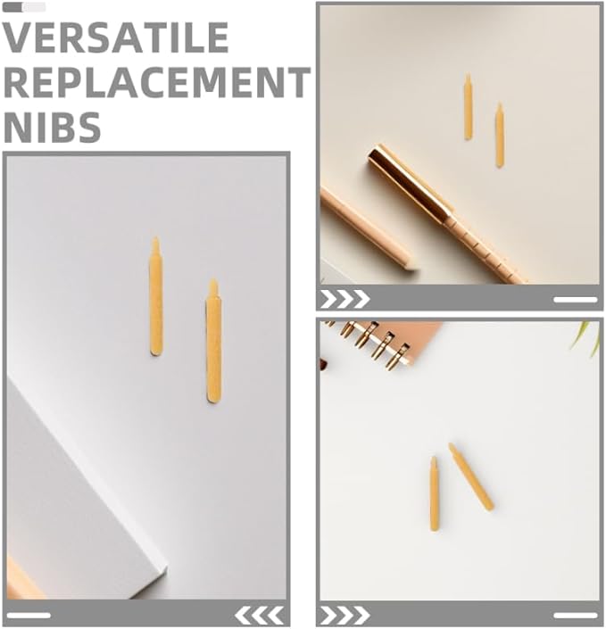NUOBESTY 30Pcs 3mm Paint Marker Nibs Replacement Tips for Acrylic Paint Markers, Universal Permanent Pen Points, Easy to Replace for Artists, Students, Office Use