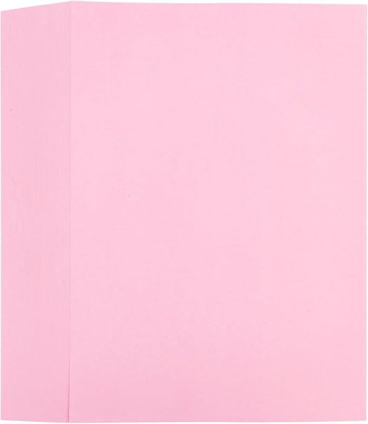 M&G 100 Sheets Pink Copy Printing Paper, 8.3 X 11.7 inch Colored Printer Papers, Pink Construction Paper for Card Making Scrapbooking School Office Party DIY Craft