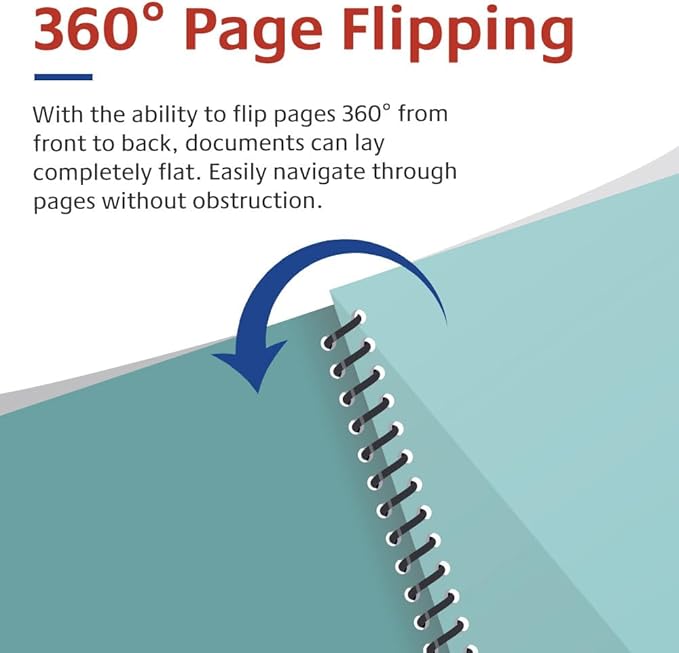 TruBind 38mm (1-1/2 in.) Spiral Binding Coils for Reports, Presentations and Proposals | 4:1 Pitch | 12 in. Length | Black | 330 Sheets Binding Capacity | 50 Pack