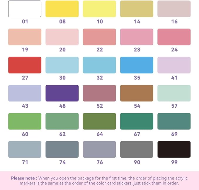 Arrtx 30 Colors Acrylic Paint Pens for Rock Painting, Extra Fine Tip Markers for Rock Painting, Ceramic, Glass, Canvas, Mug, Wood, Easter Egg, Waterproof Paint DIY Crafts Making