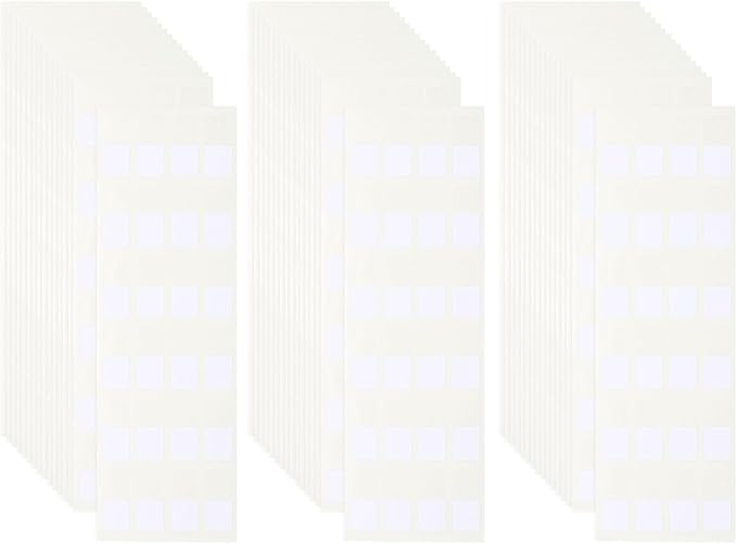 PATIKIL Clear Index Sticky Tabs, 720 Pcs Small Transparent Sticky Notes Bookmarks Planner Stickers Page Tabs for Office Notebooks File Folder Ledger Book, White