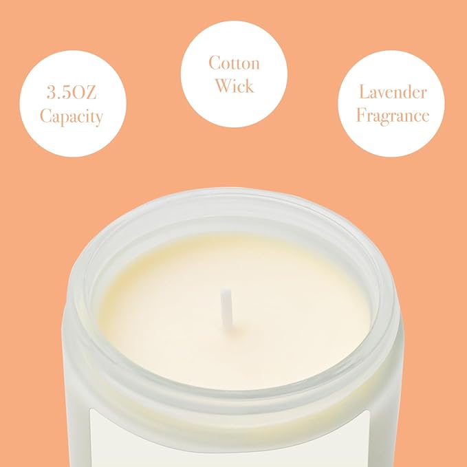 Retirement Wine Bag Scented Candles Set Retirement Gift for Woman, Men - 3.5oz Lavender Scented Soy Wax Candle- Best 2025 Retired Gifts for Women, Men, Friends, Coworker, Teacher