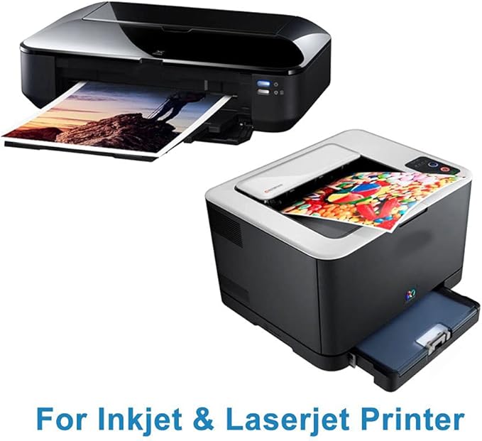 Uinkit 100 Sheets Thin Matte Presentation Paper letter size Double Sided 8.5x11 38lb 140gsm Printable on Both Sides Brochure Photos Picture Poster Playbill Flyer Coated for laser and Inkjet Printer