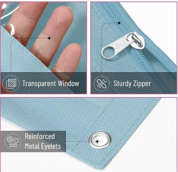 Mr. Pen- Pencil Pouch, 30pcs, Pink & Blue, Pencil Pouches, Zipper Pencil Pouch for 3 Ring Binder Pencil Pouch, Pencil Cases, Pencil Case for Binder Pouch, 3 Ring Binder Pouch, Pencil Bags with Zipper