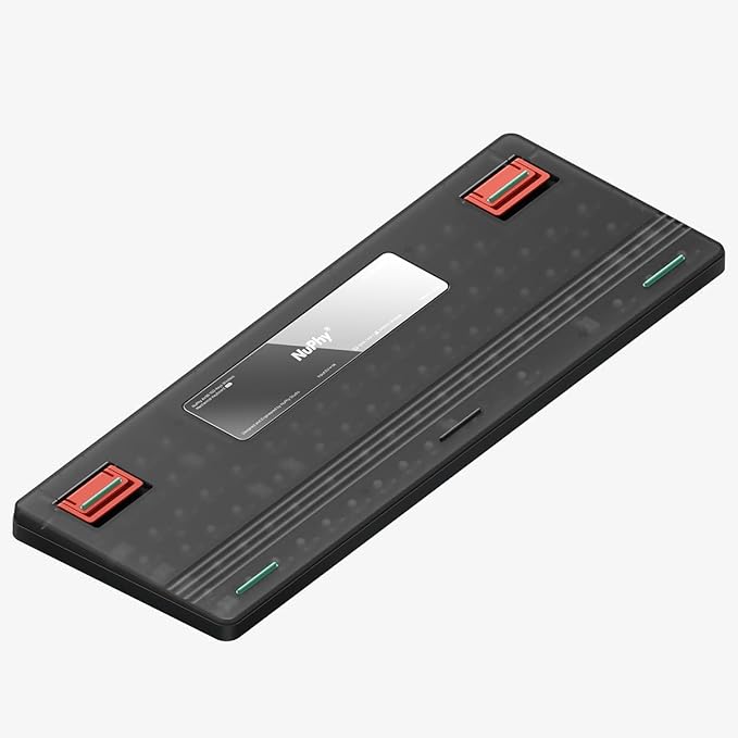 nuphy Air96 V2 Wireless Mechanical Keyboard,100 Keys RGB Backlit Keyboard,Supports Bluetooth 5.1,2.4G and Wired Connection,for PC/Laptop/Windows/Mac -Black Gateron Blue Switch