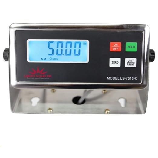 Liberty LS-700-4X6 Heavy Duty General Purpose Floor Scale | 48" x 72" | Capacity of 2.500 lbs x 0.5 lb + Blue