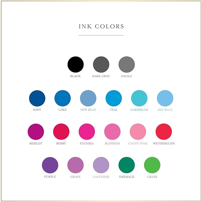 Personalized Stationery Note Cards and Envelopes Set for Women Customized with Name in Script Font, Choose Ink & Envelope Colors | Fairmont & Grove Paper Co. (Font Style #1)