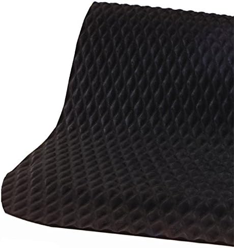 American Floor Mats Hog Heaven Premium 7/8" Black & Black Border 2' x 3' Nitrile Backed Anti-Fatigue Comfort Mat