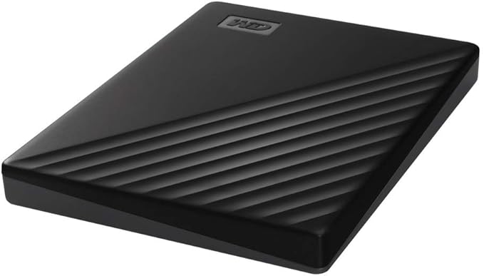 WD 2TB My Passport, Portable External Hard Drive, Black, backup software with defense against ransomware, and password protection, USB 3.1/USB 3.0 compatible - WDBYVG0020BBK-WESN