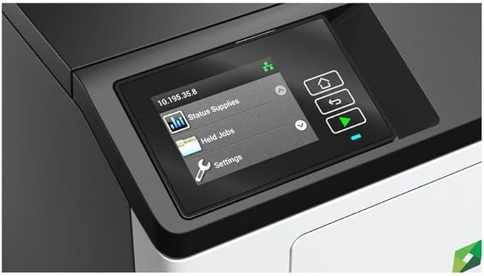 Lexmark MS531dw Monochrome Laser, Integrated Duplex (2-sided printing), Energy Star, Print Speed: Up to 46 ppm, Recommended Monthly Page Volume: 2000-15000 pages, 2.8 inch, Color touch screen(38S0300)