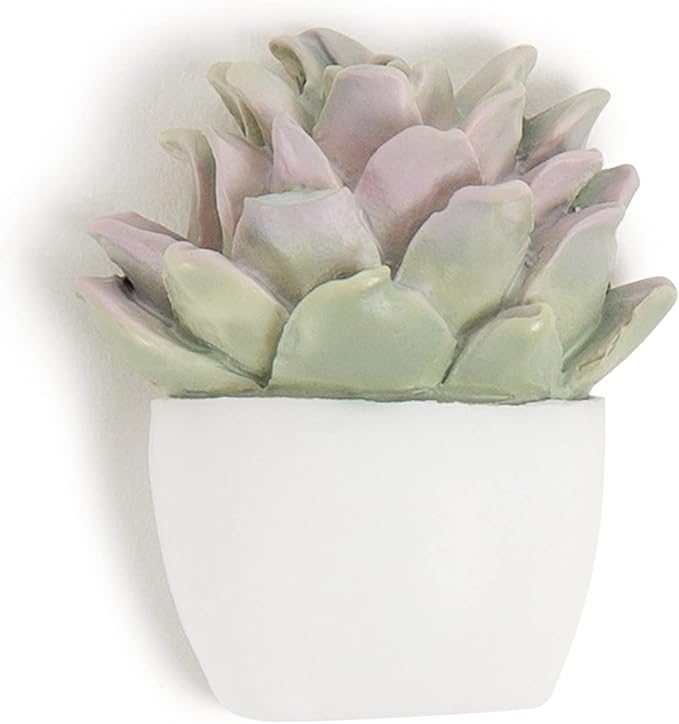 U Brands Succulent Push Pins Set, Office Supplies, Three Assorted Styles, 9 Count