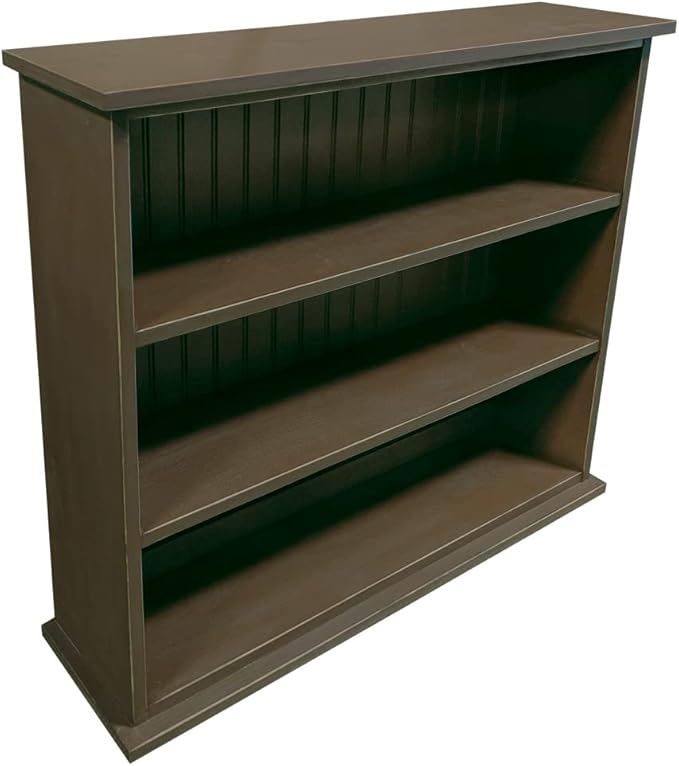 Sawdust City Solid Wood Hall Bookcase (Old - Brown)