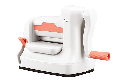 Bira Die Cutting & Embossing Machine Combo, Starter Kit, Mini Die Cut Machine, 3 1/8" Feeding Slot for 3" Paper and Other Materials