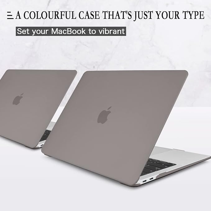 CISSOOK Compatible with MacBook Pro 13 Inch Case Gray 2023 2022 2021-2016 Release Model A2338 M2 M1 A2251 A2289 A1706 Touch Bar, Plastic Hard Shell Case with Keyboard Cover for Pro 13", Matte Gray