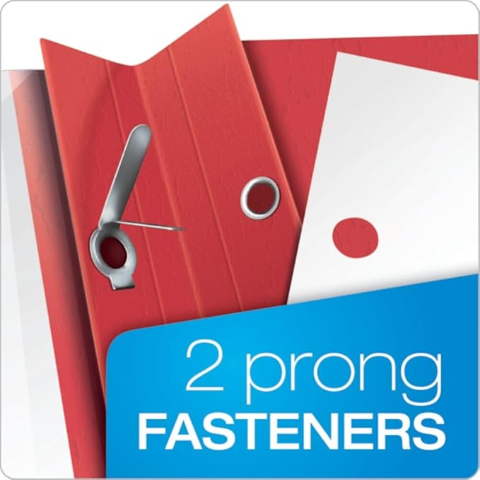 Oxford Clear Front Report Covers, Red, Letter Size, 25 per Box (55811EE) (Pack of 2)