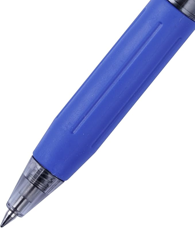 EYEYE G-103 Retractable Gel Blue Pens 0.7mm, 10 Pack Medium Point Ballpoint Pen Quick Drying, Pen Fine Point Smooth Writing Pens for Office School Supplies