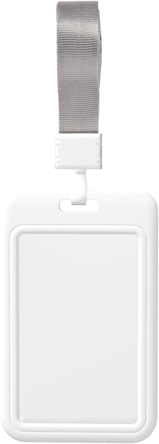 Custom Id Badge Holder Customizable Personalized Id Card with Photo Logo for Employee Work Office Staff Name Tag