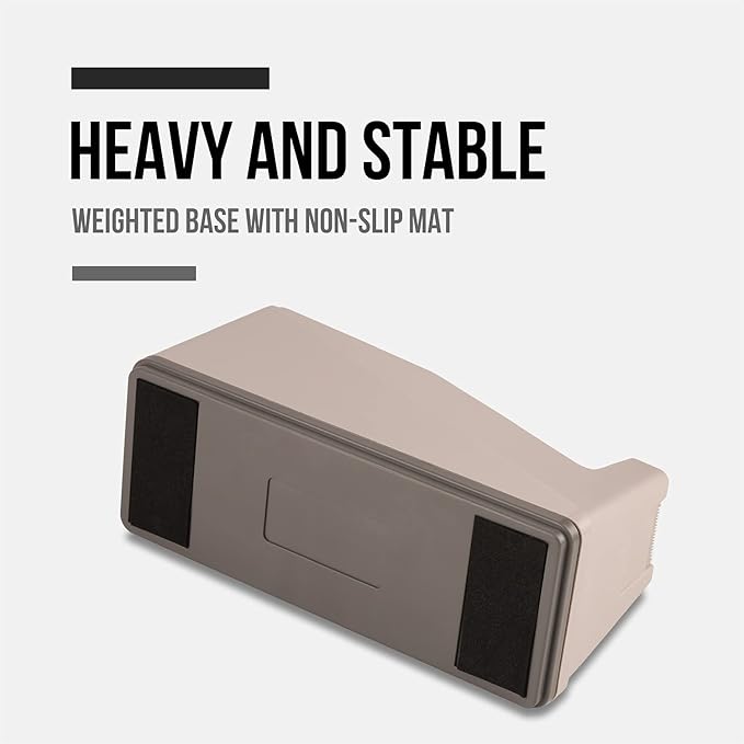 Lichamp 2-Pack Desktop Tape Dispenser Holder with 3-Inch Core - Organizer for Masking, Painters& Heat Transfer Tapes - Office & Craft Supplies Accessories