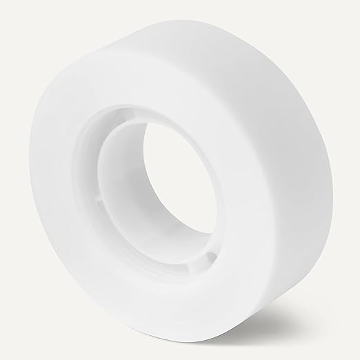 Amazon Basics Matte Finish Tape, Invisible Tape, 3/4" x 1000"(27.78 Yards), 24-Pack, Transparent